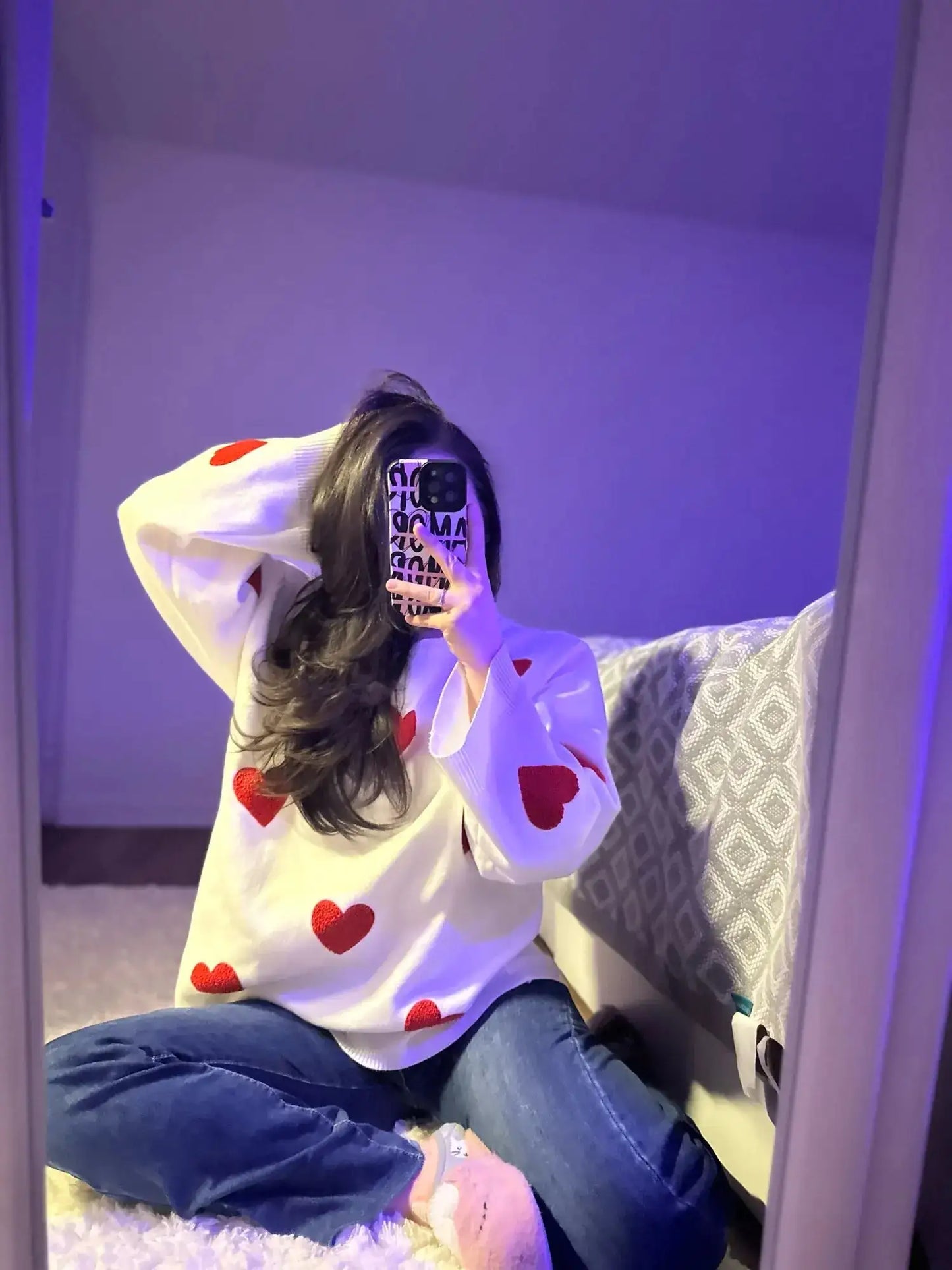 Red Heart Sweater