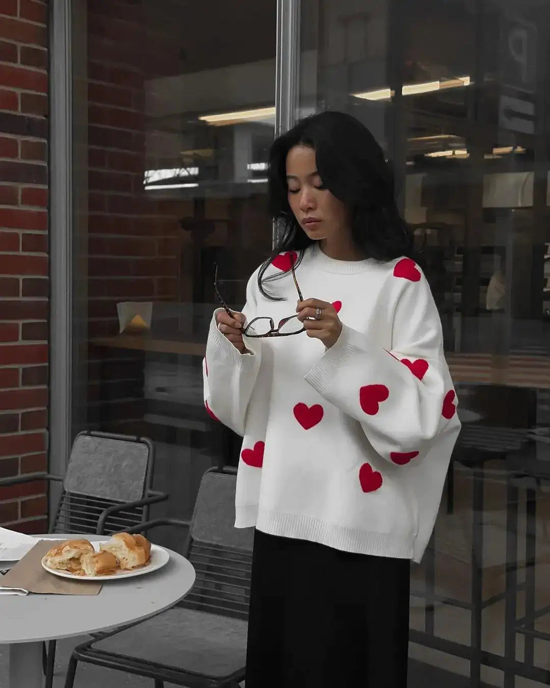 Red Heart Sweater